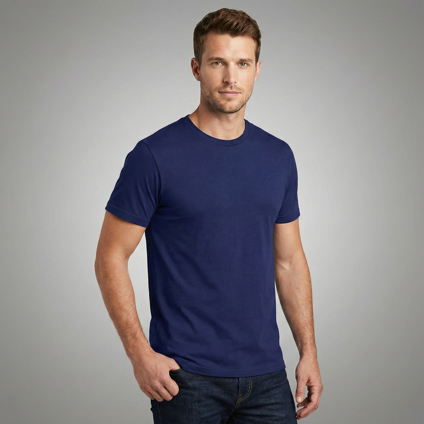 Jersey Crewneck T-Shirt