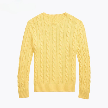 Cable-Knit Cotton Jumper