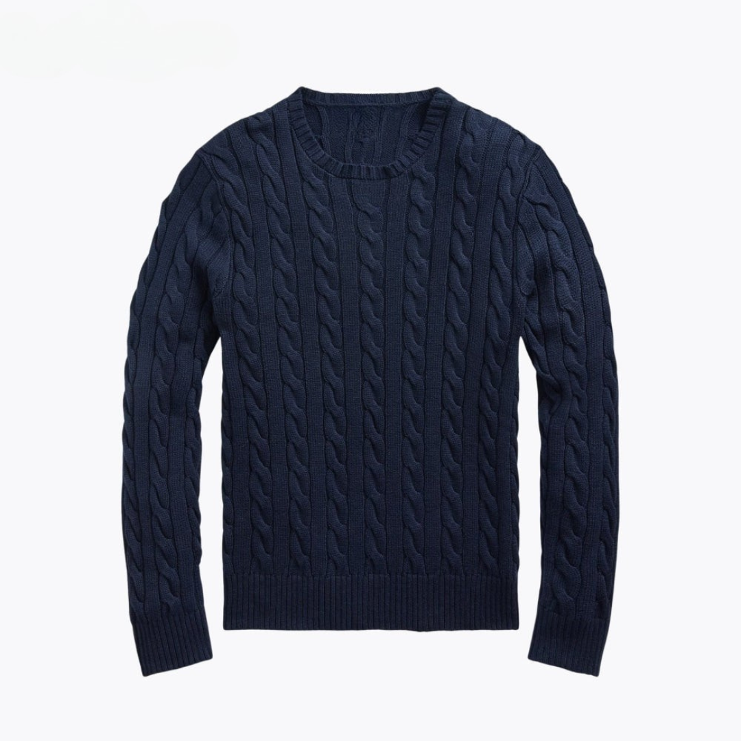 Cable-Knit Cotton Jumper