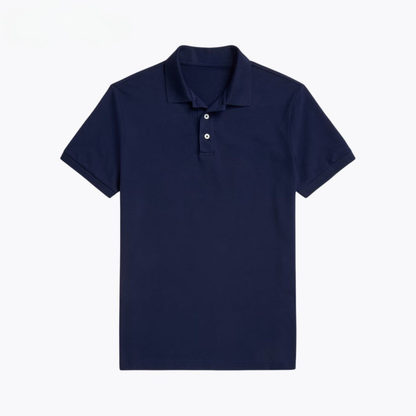 Custom Slim Fit Stretch Mesh Polo Shirt