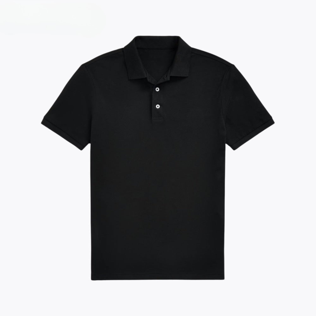 Custom Slim Fit Stretch Mesh Polo Shirt